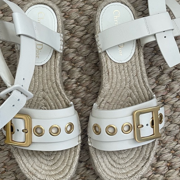 Christian Dior Espadrille Platform Sandal. NIB. 38 eu - Picture 12 of 12